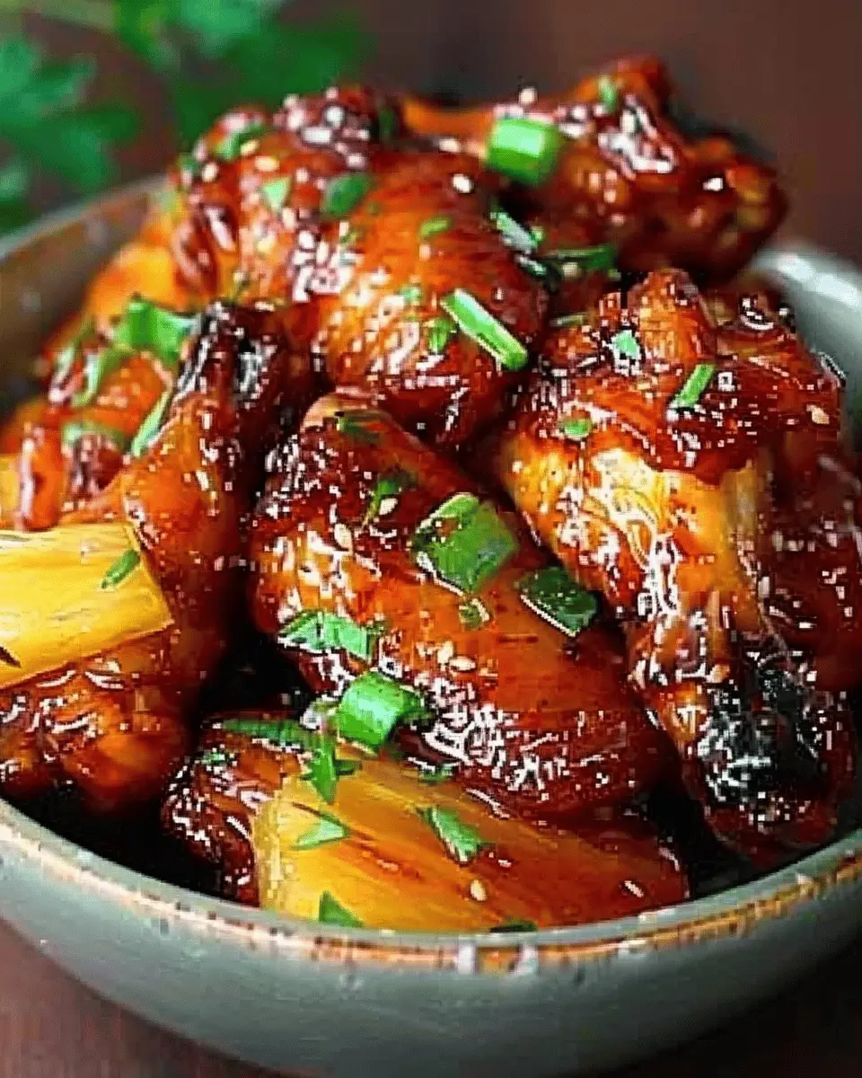 Brown Sugar Pineapple Wings Chicken for Juicy Flavor Lovers