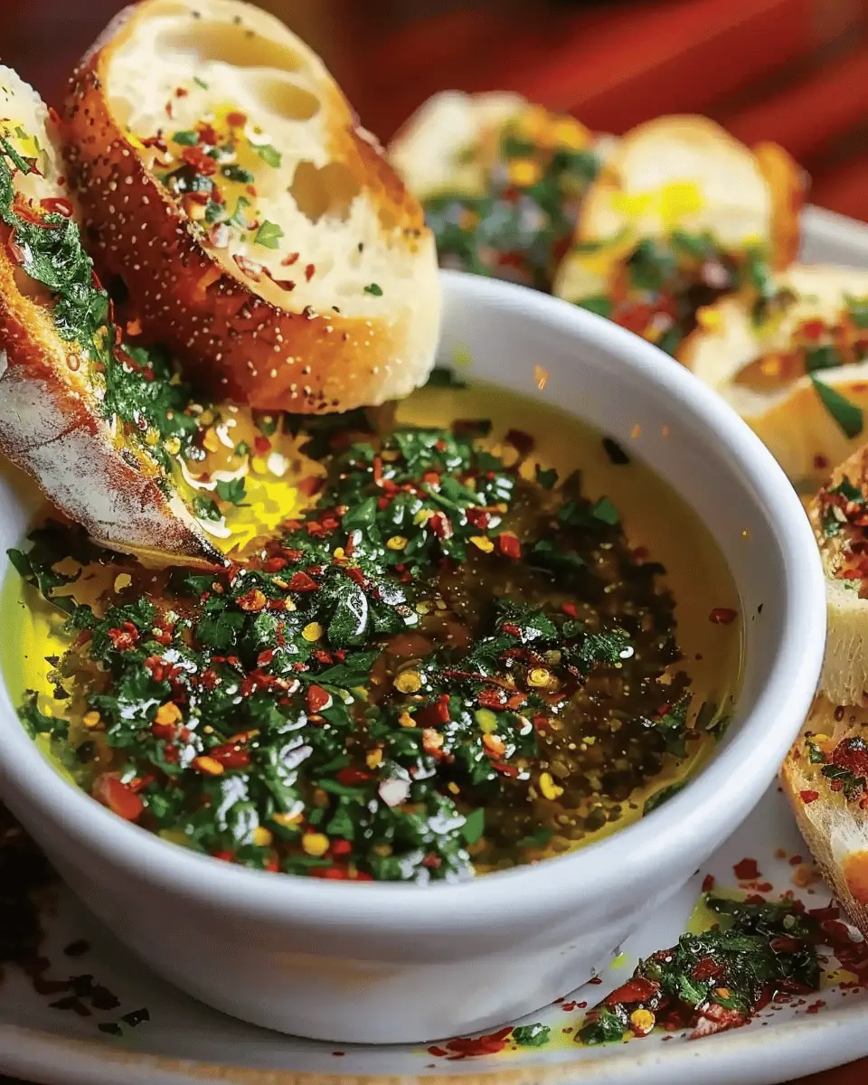 Carrabba’s Bread Dipping Oil Recipe: Easy Addictive Flavor at Home