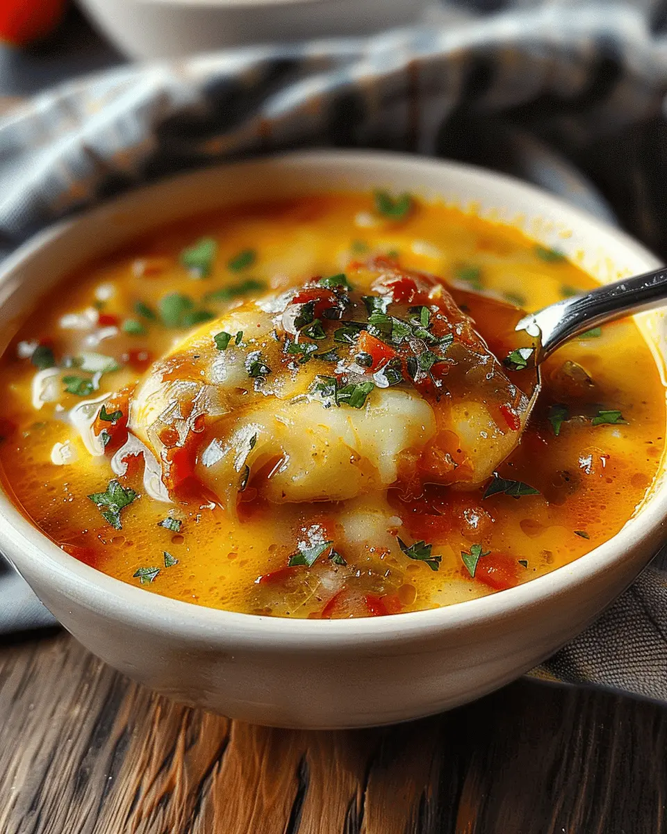 Chile Relleno Soup: Easy Comfort Food with Turkey Bacon and Chicken Ham