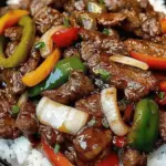 Chinese Pepper Steak with Onions & Peppers