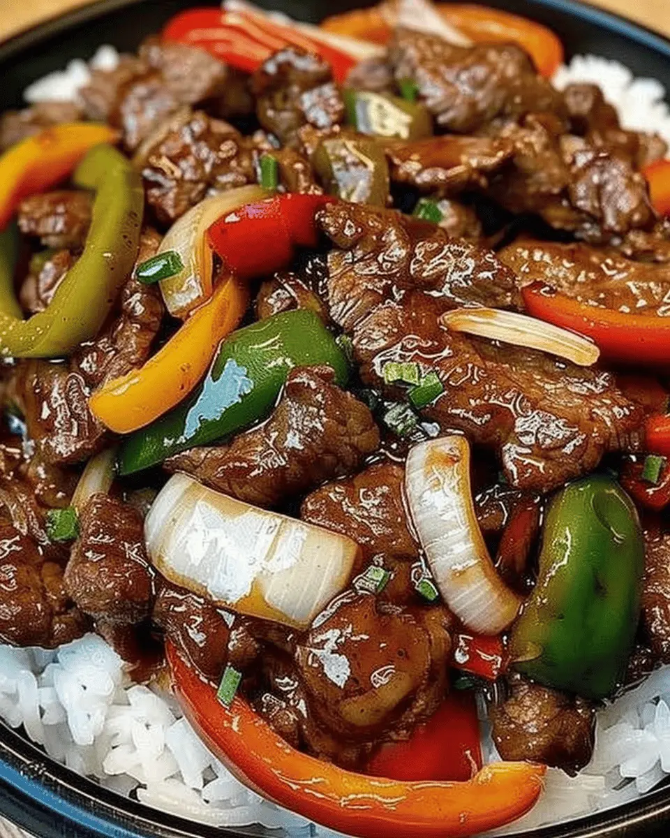 Chinese Pepper Steak: Easy, Flavor-Packed Dish with Onions & Peppers