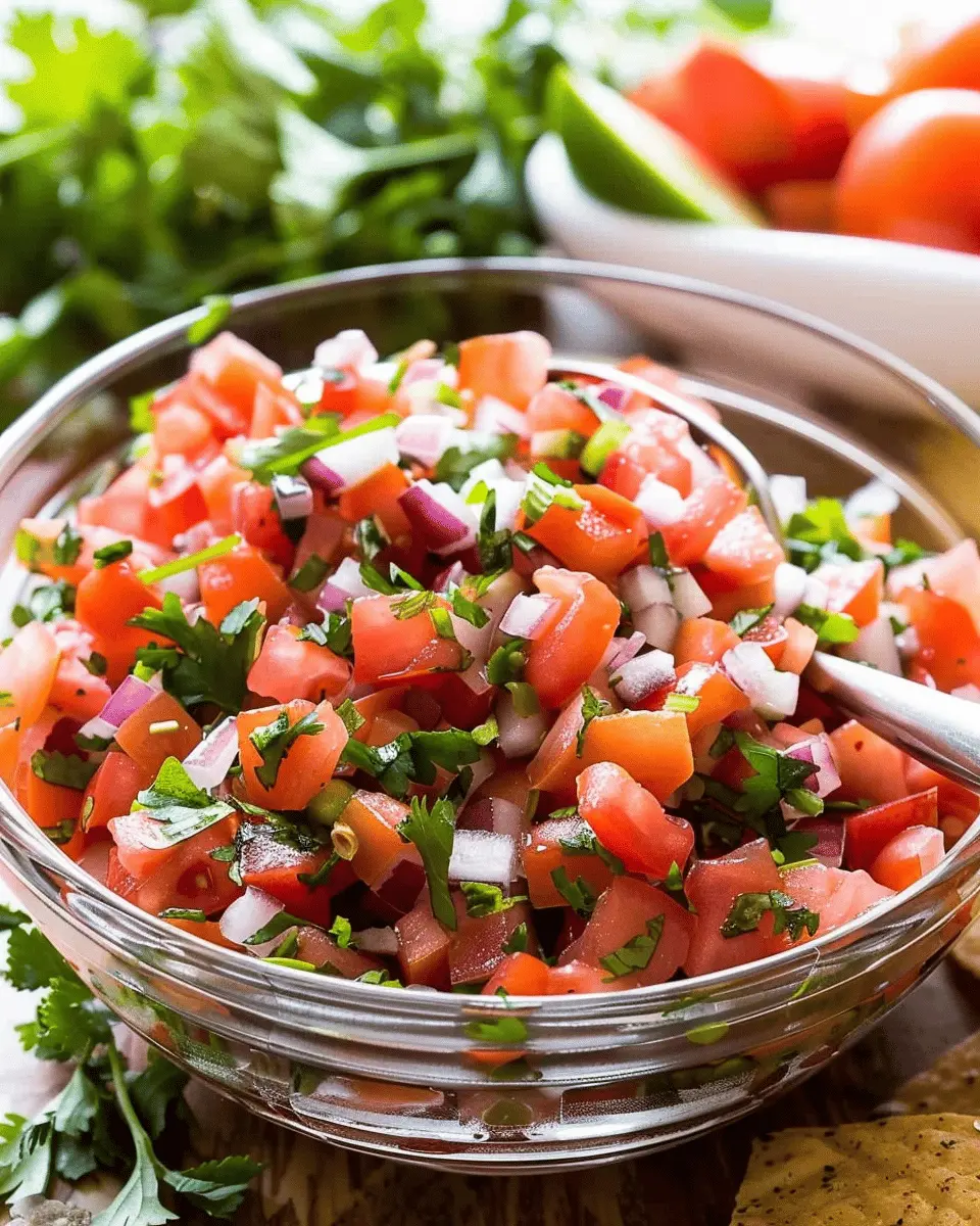 Easy Pico de Gallo Salsa: The Best Homemade Delight for Any Meal