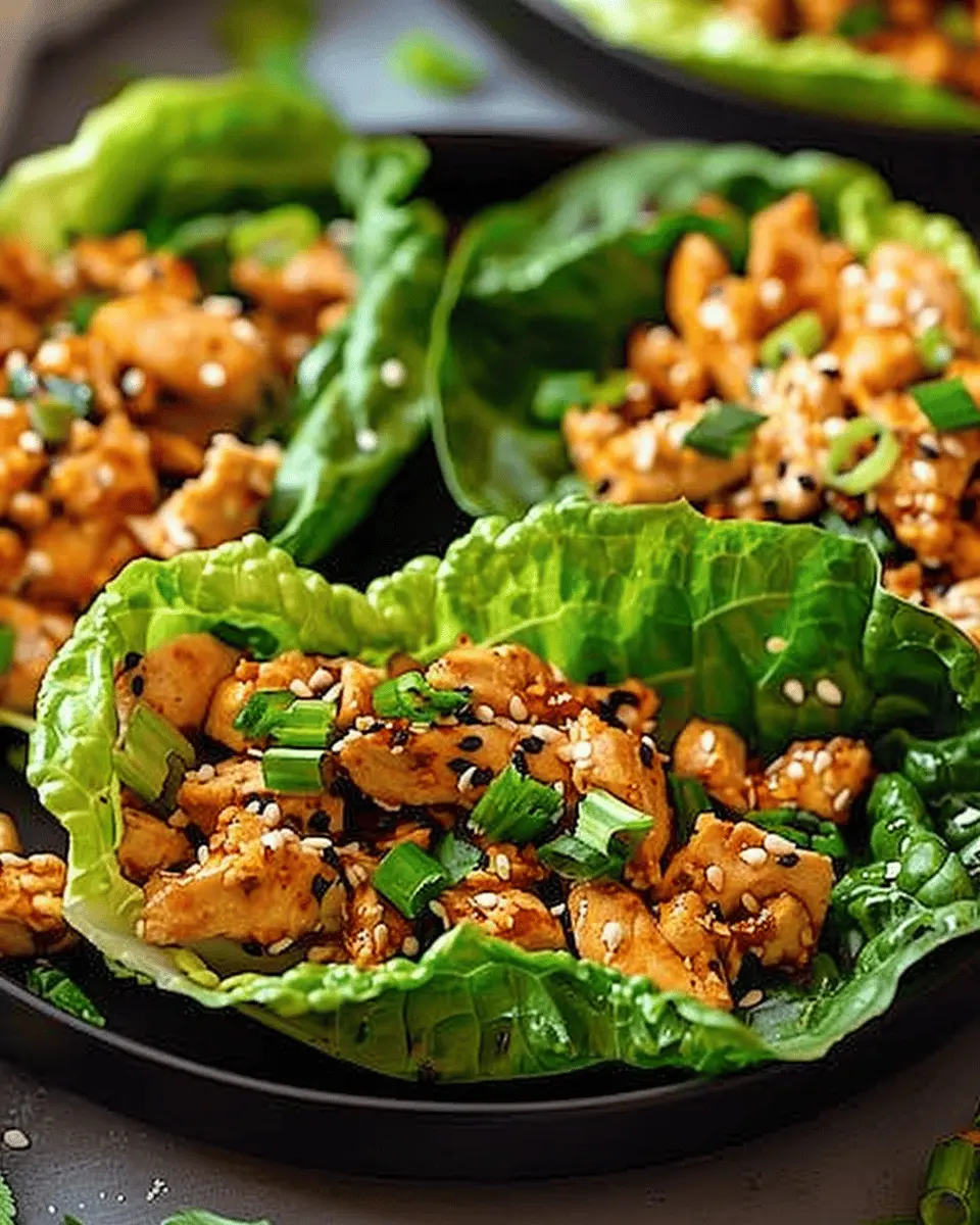 Savory Chicken Lettuce Wraps: Easy Recipe for a Healthy Dinner