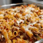 Amish Sloppy Joe Pasta Bake