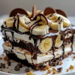 Chocolate Banana Split Cake