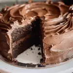 Chocolate Pound Cake with Chocolate Frosting