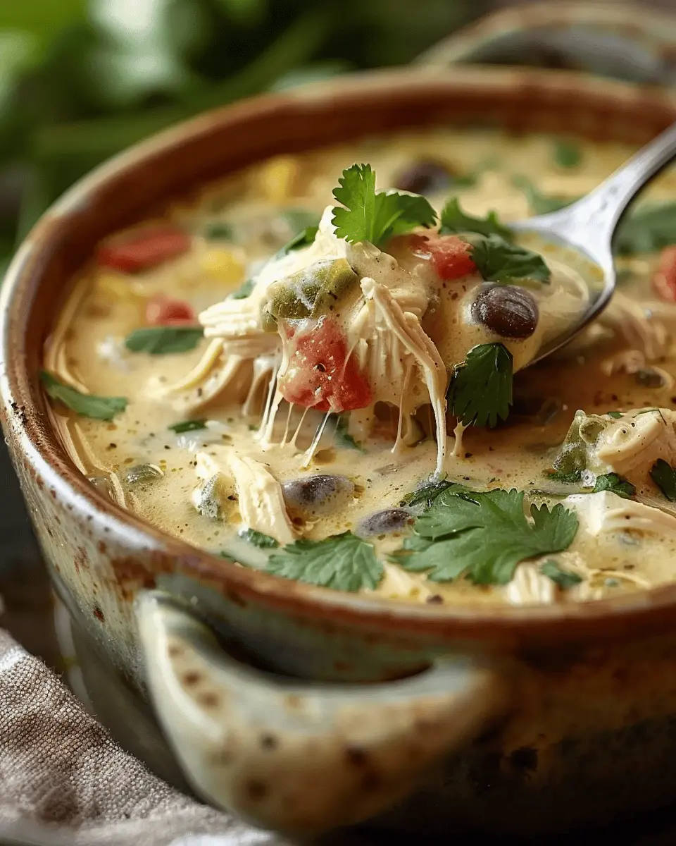 Crock Pot Green Enchilada Chicken Soup: Easy Family Favorite