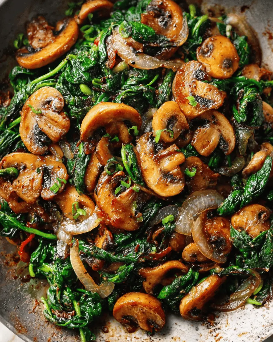 Easy Sautéed Spinach with Mushrooms & Onions: A Delicious Twist