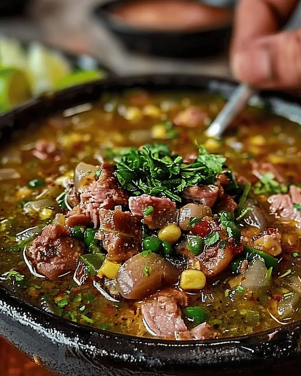 Hatch Green Chile Pork Pozole: A Flavorful Twist with Turkey Bacon