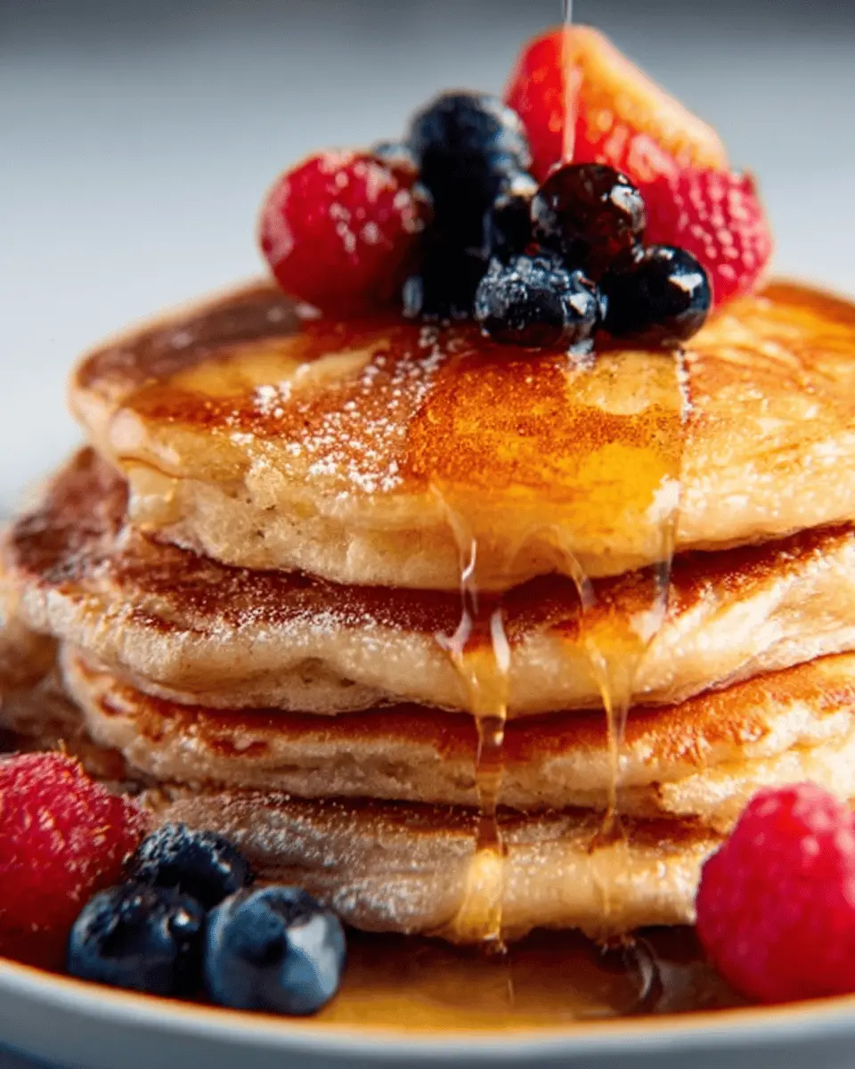 Homemade pancake mix: Easy Fluffy Pancakes with Turkey Bacon