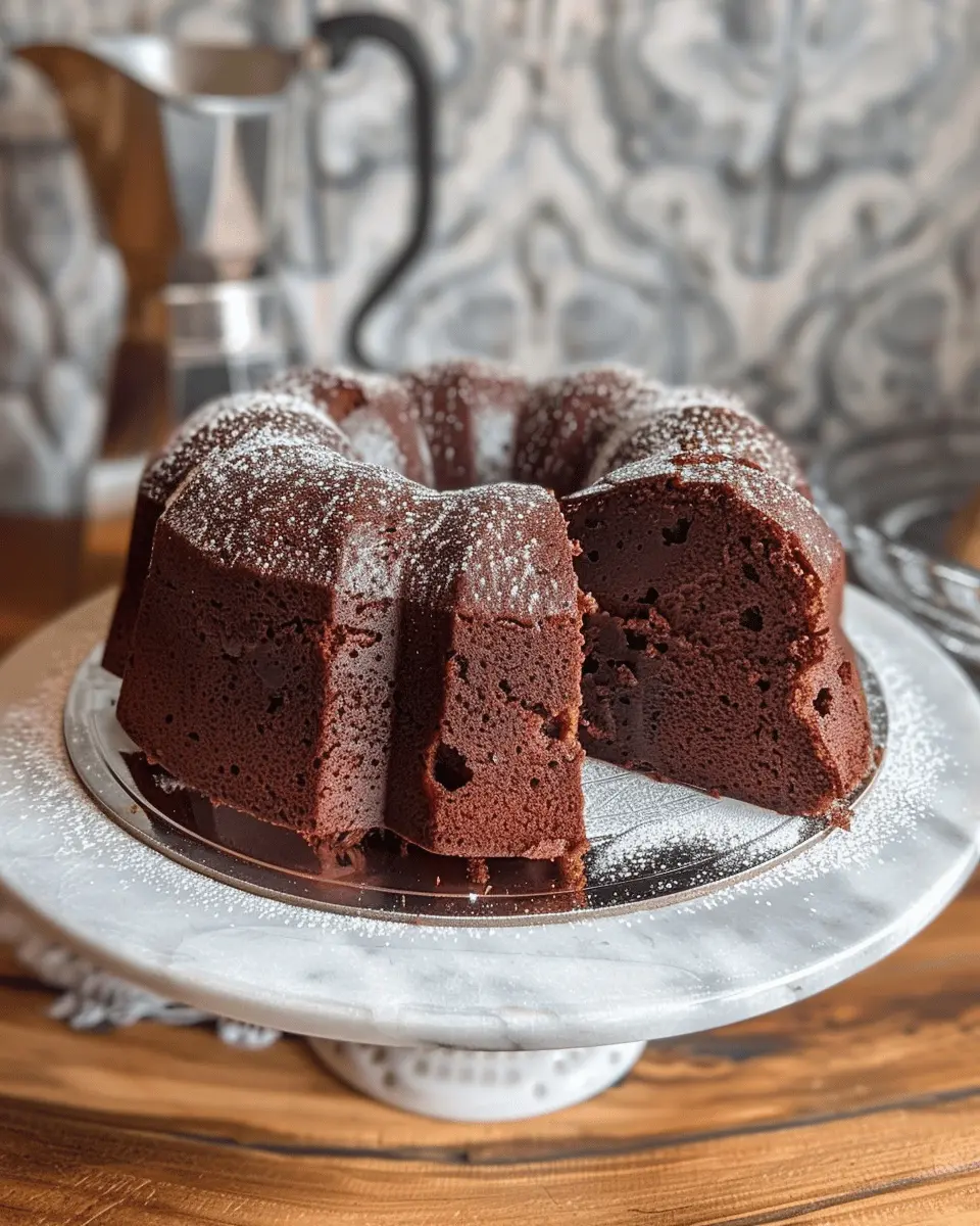 Mile High Chocolate Powdered Sugar Pound Cake: The Best Homemade Indulgence