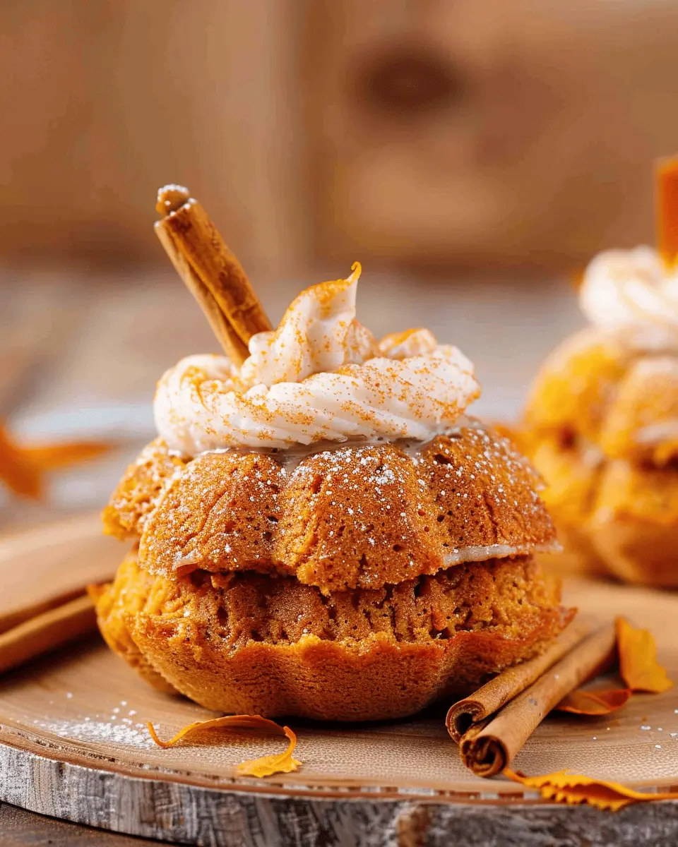 Mini Pumpkin Bundt Cakes: Easy, Irresistibly Moist Fall Treats