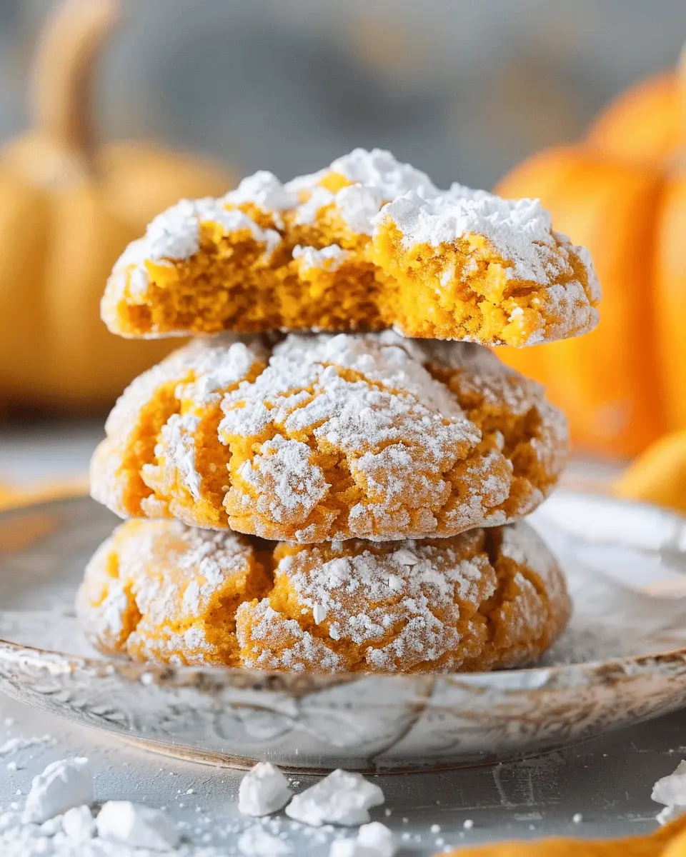 Pumpkin Crinkle Cookies: Easy, Irresistibly Soft Treats for Fall