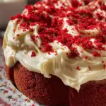 Red Velvet Cream Cheese Pound Cake with Cream Cheese Frosting