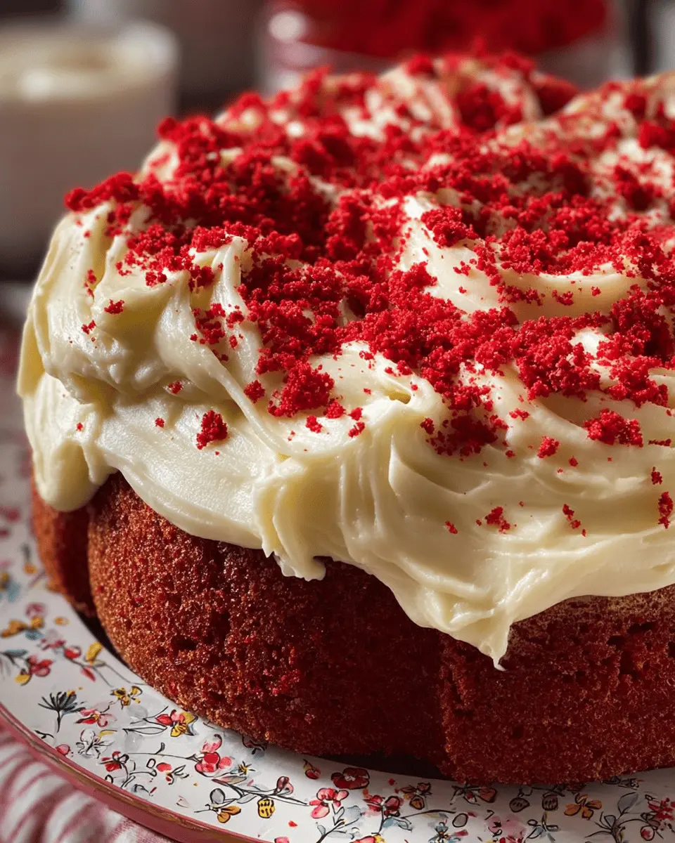 Red Velvet Cream Cheese Pound Cake: The Best Indulgent Treat