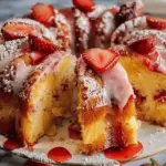 Strawberry Pineapple Pound Cake