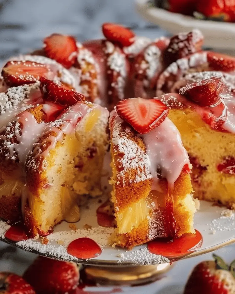 Strawberry Pineapple Pound Cake: Easy Indulgence for Your Kitchen