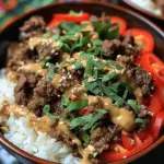 Thai Curry Beef Rice Bowls