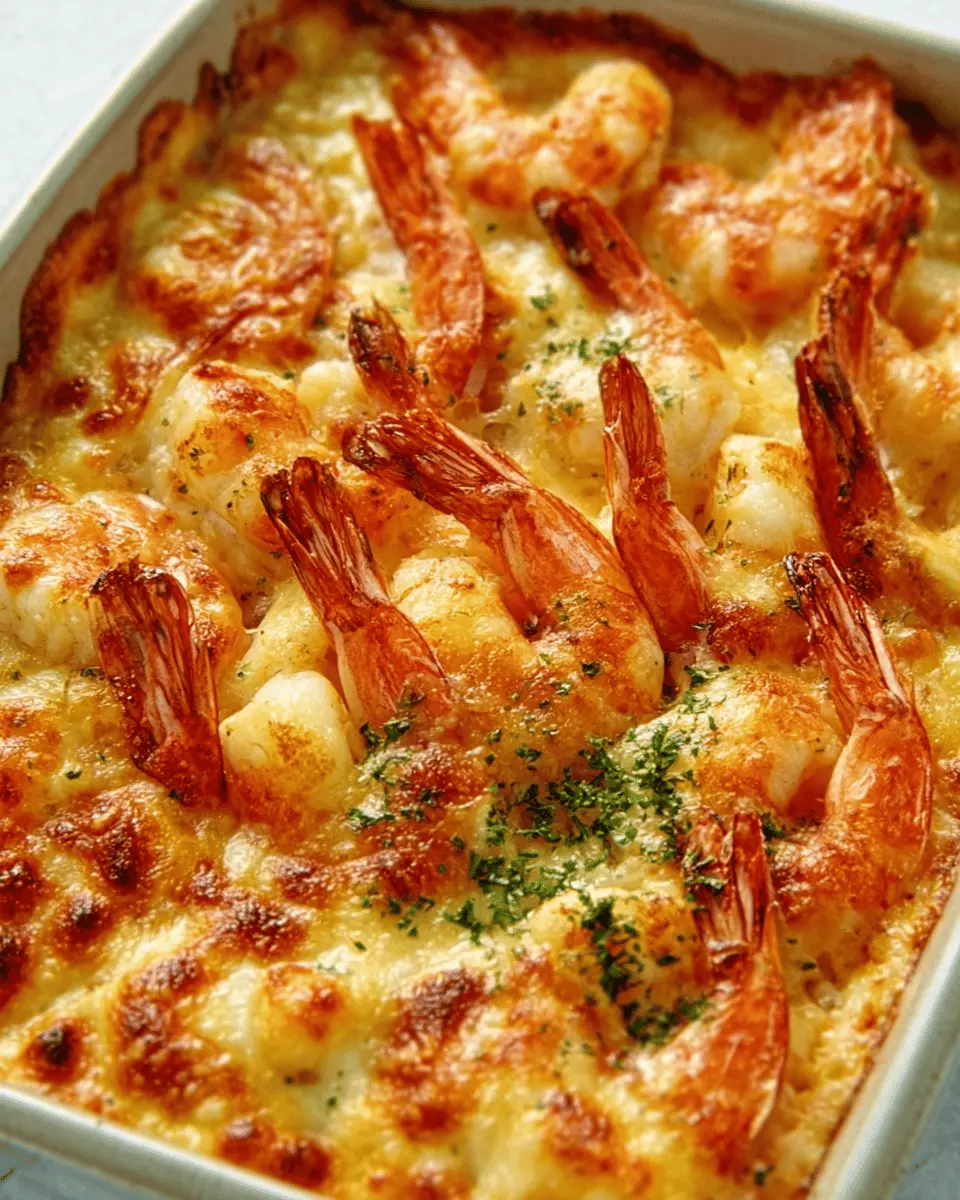 Cheesy Shrimp Bake: Your New Favorite Indulgent Comfort Dish