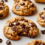 Peanut Butter Banana Chocolate Chip Cookies