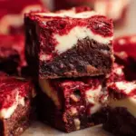 Red Velvet Cream Cheese Brownies