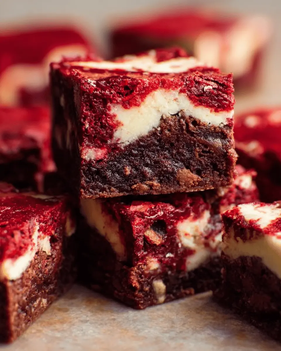 Red Velvet Cream Cheese Brownies: Indulgent Treat for Every Craving