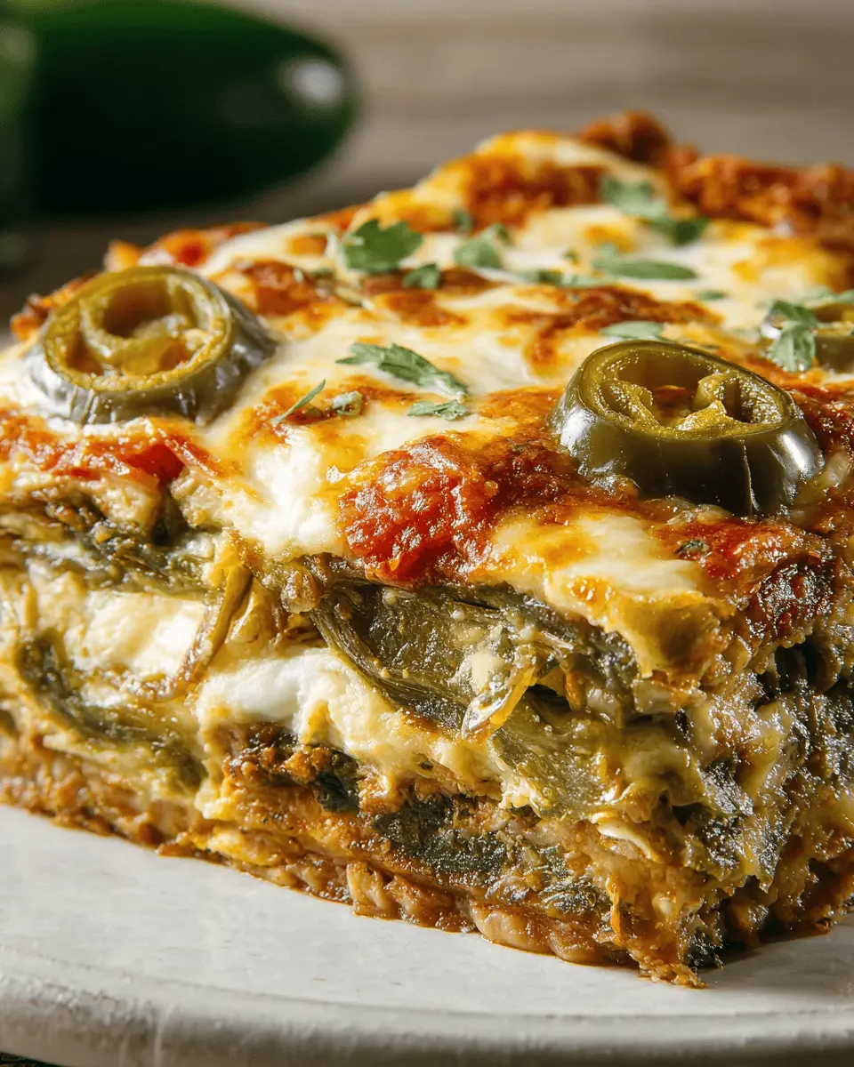 Chile Relleno Casserole: Easy Recipe with Turkey Bacon and Chicken Ham