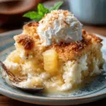 Pineapple Cream Cheese Cobbler