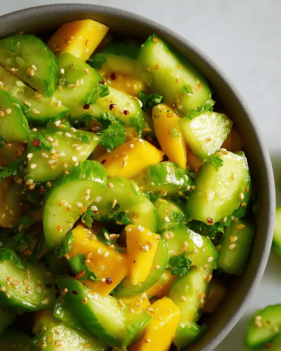 Mango Cucumber Salad: A Refreshing Easy Recipe for Summer