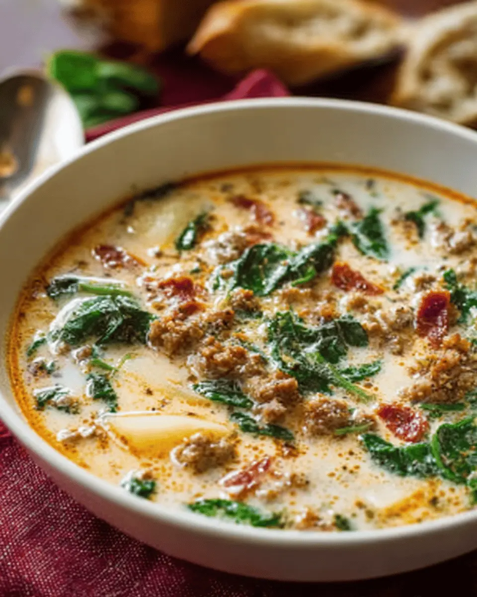 Copycat Olive Garden Zuppa Toscana: Easy Comfort with Turkey Bacon