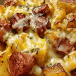 Cheesy Ranch Potatoes and Smoked Sausage