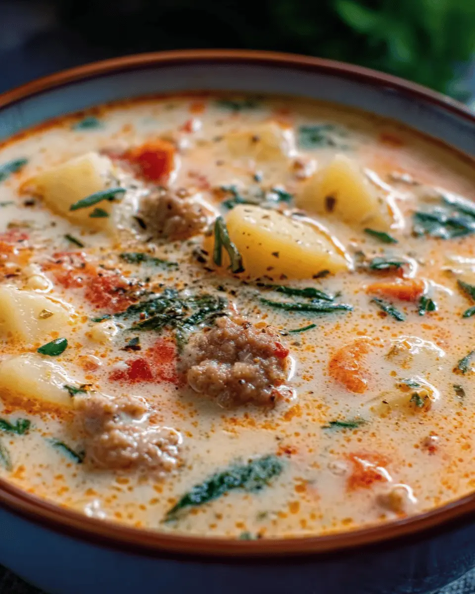 Creamy Italian Sausage Potato Soup: A Cozy and Indulgent Delight
