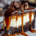 Decadent Caramel Brownie Cheesecake