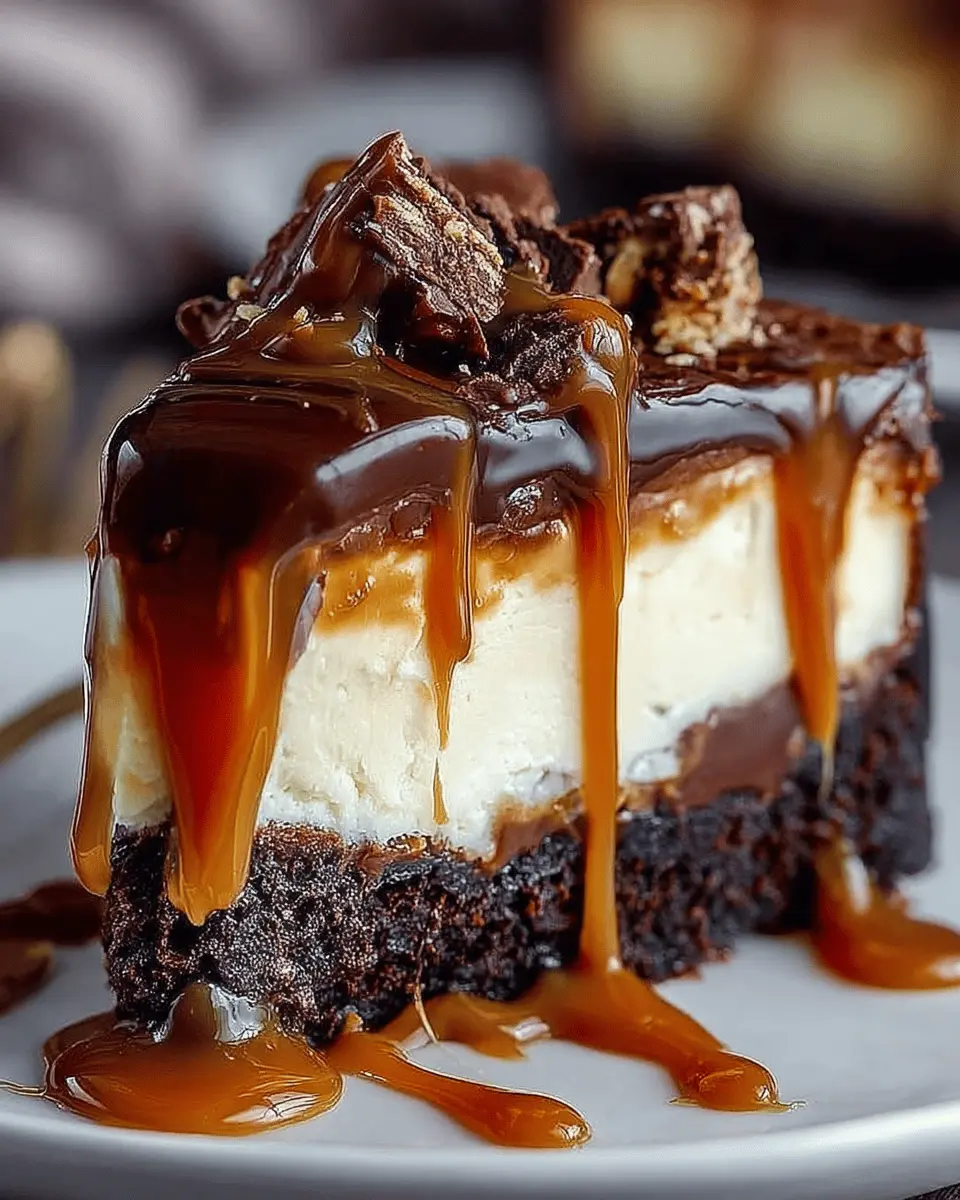 Decadent Caramel Brownie Cheesecake: An Irresistible Delight
