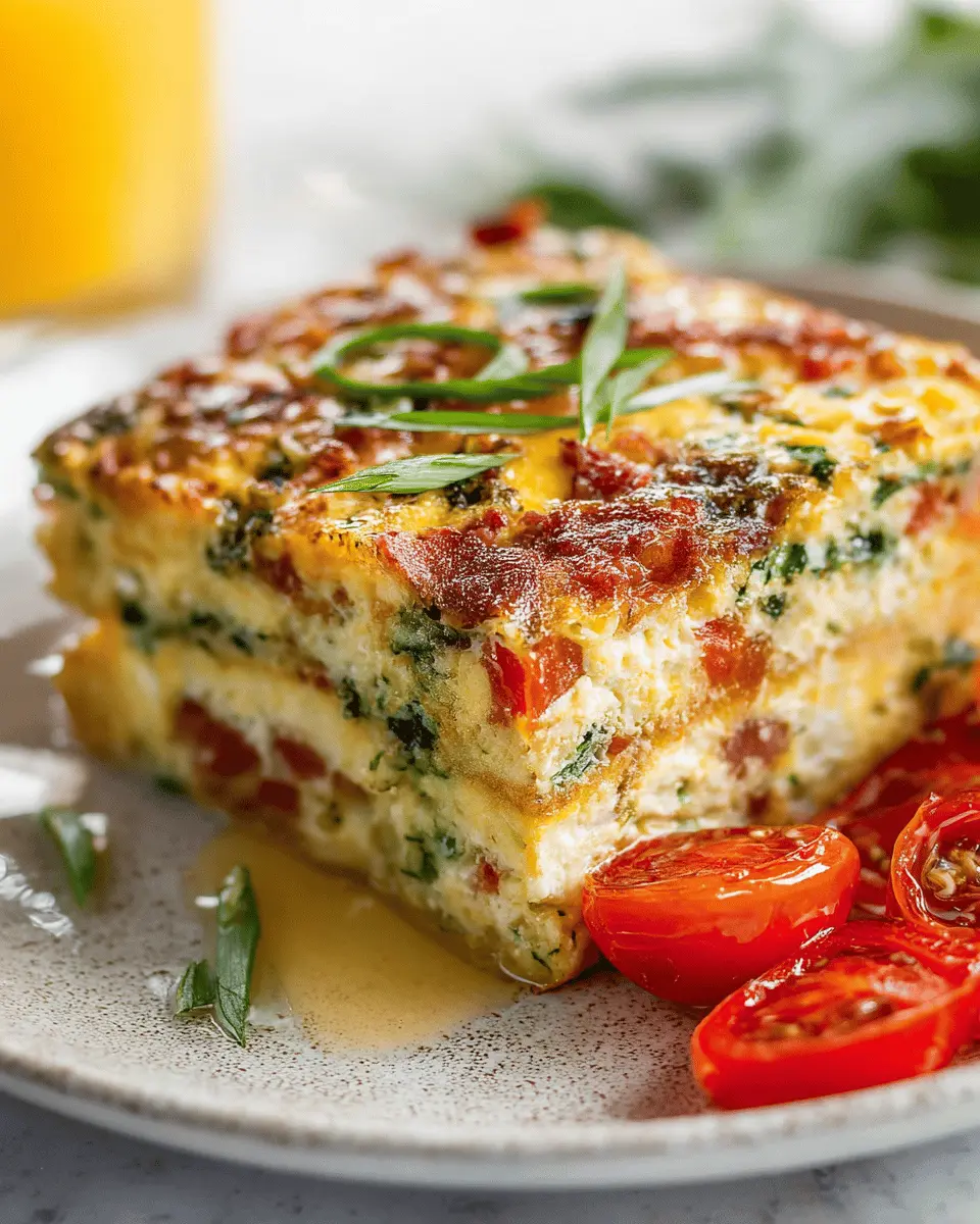 Veggie-Packed Cottage Cheese Egg Bake: Easy, Healthy, and Delicious