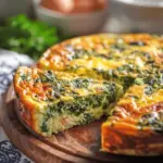 Crustless Spinach Quiche