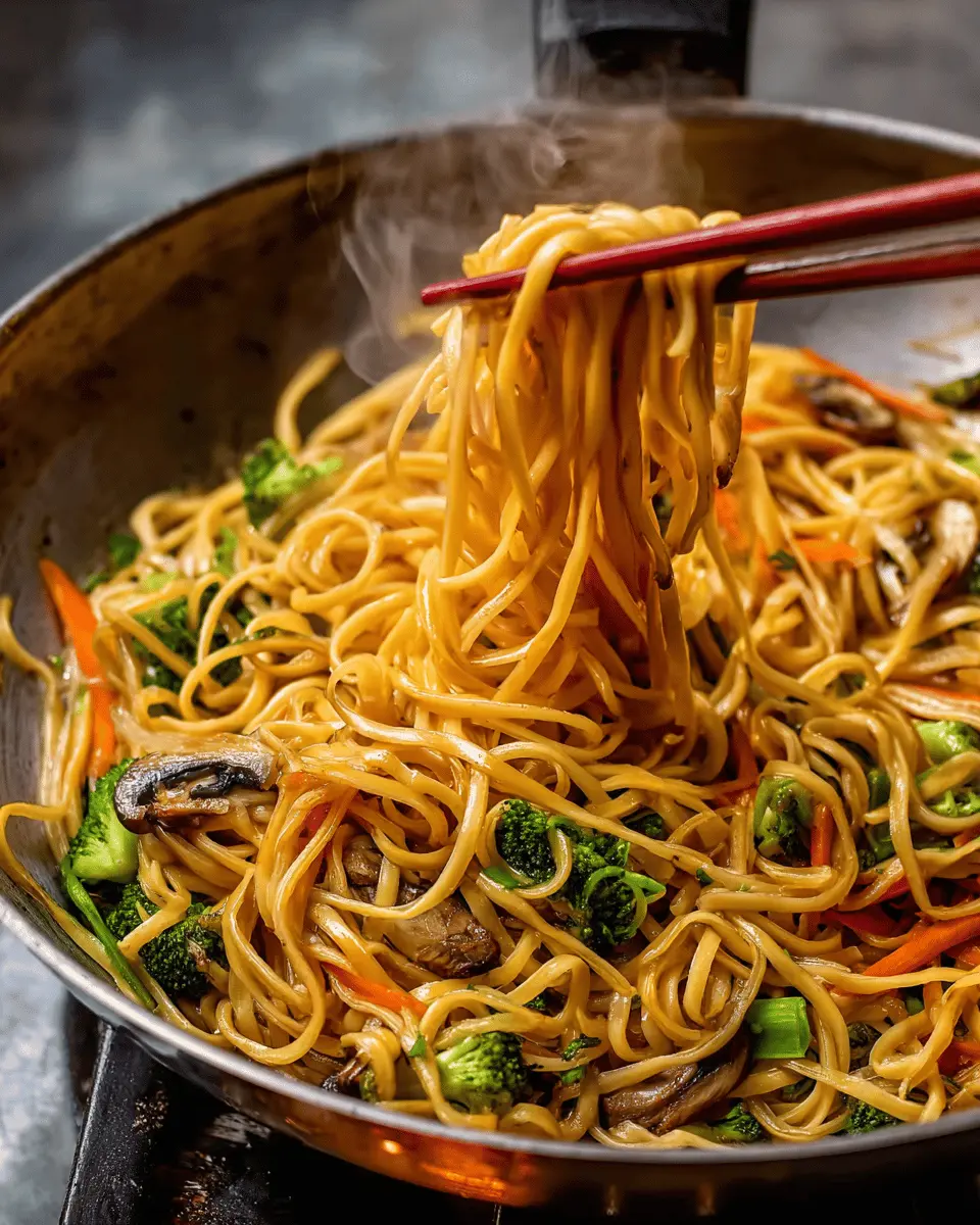 Hibachi Noodles: Easy Recipe with Turkey Bacon and Chicken Ham