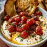 Hot Honey Tomato Burrata Dip