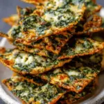 Mediterranean Spinach & Feta Cheese Crisps