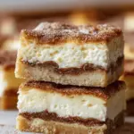 Churro Cheesecake Bars with Cinnamon Sugar