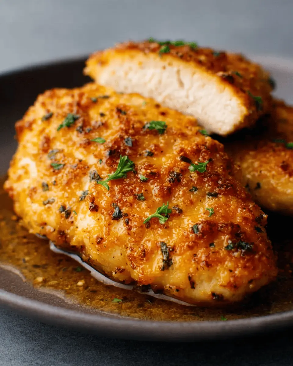 Tender Baked Chicken with Creamy Parmesan Coating That’s Irresistibly Delicious