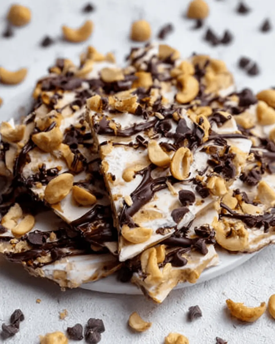Frozen Peanut Butter Yogurt Bark: Easy Chocolate & Nut Delight