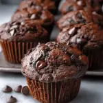 Double Chocolate Muffins with Sour Cream