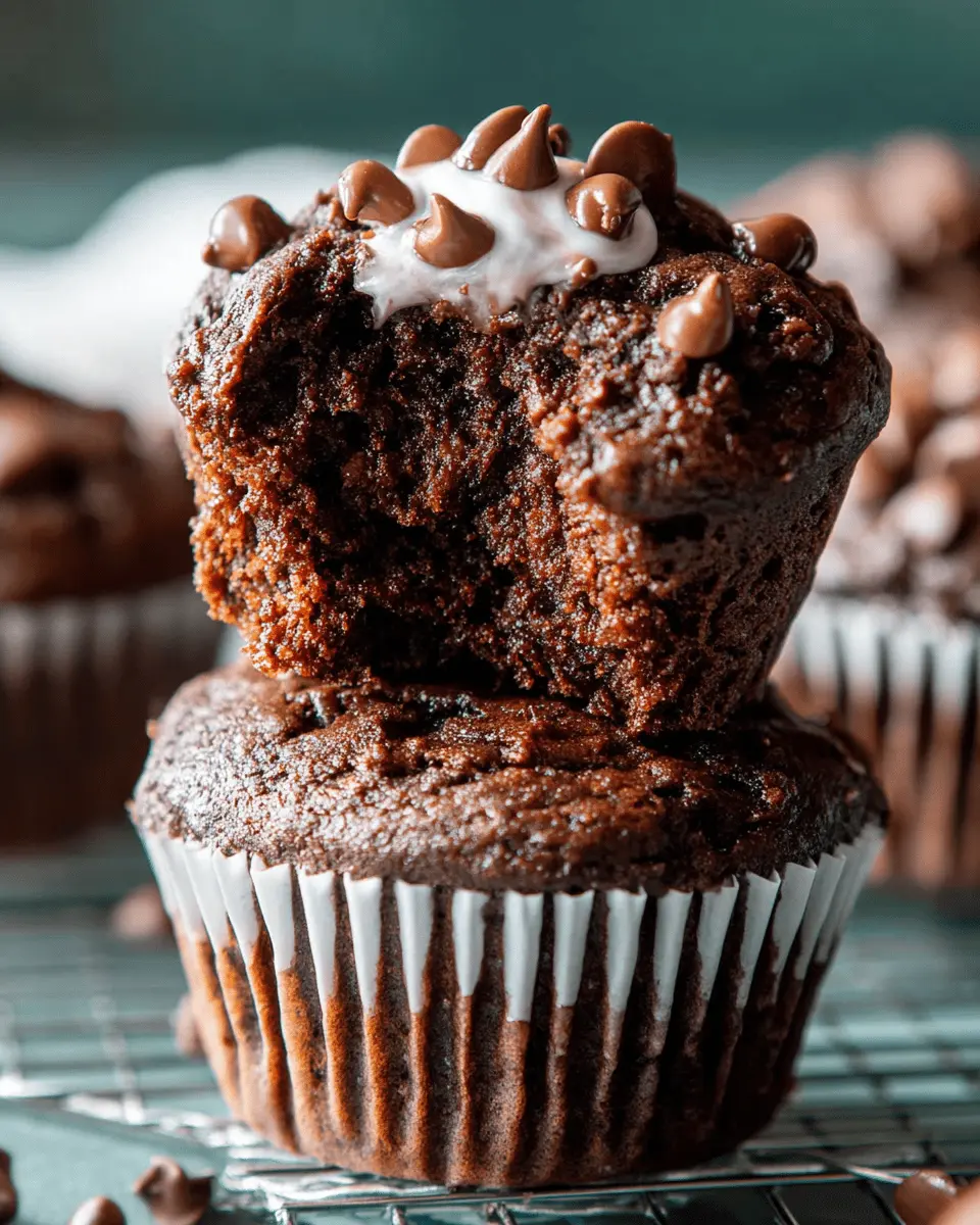 Double Chocolate Muffins: Indulgent Sour Cream Treats at Home