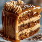 Gooey Coffee Caramel Cake