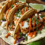 Zesty Fish Tacos with Spicy Sriracha Lime Sauce