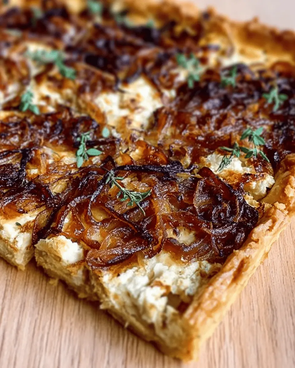 Caramelized Onion and Cheese Tart: Indulgent Comfort Food Bliss