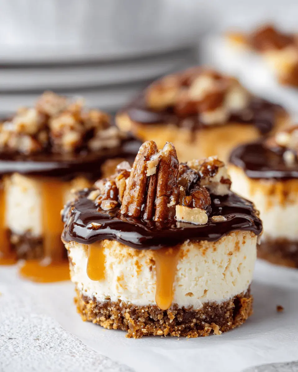 No-Bake Turtle Mini Cheesecakes: Indulge in a Decadent Treat