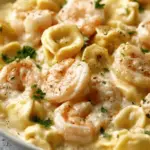 Cheese Tortellini Shrimp Alfredo