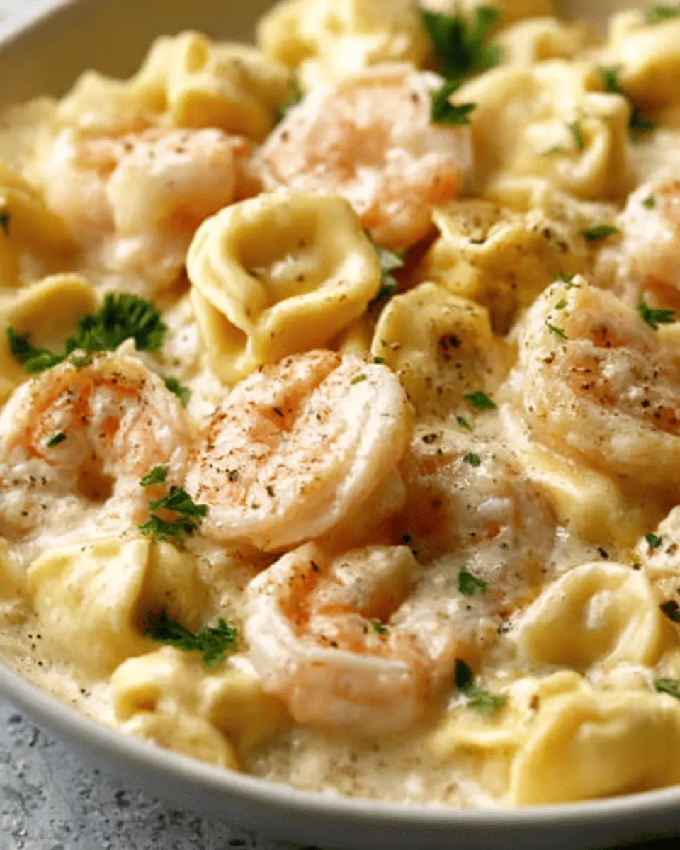 Cheese Tortellini Shrimp Alfredo: A Creamy Indulgence at Home